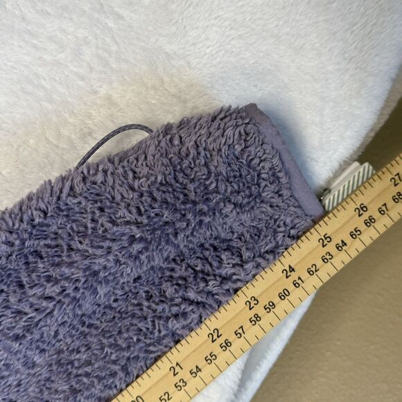 Columbia Purple Sherpa Fleece Fuzzy Zip-Up Jacket Size Medium - Picture 16 of 16